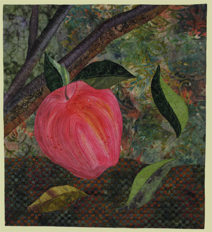 Image of quilt titled “Ripening” by Donna DeShazo